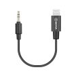 BOYA BY-K1 3.5mm TRS Male Adapter Cable - 3.5mm   ‎Lightning - Black on Sale