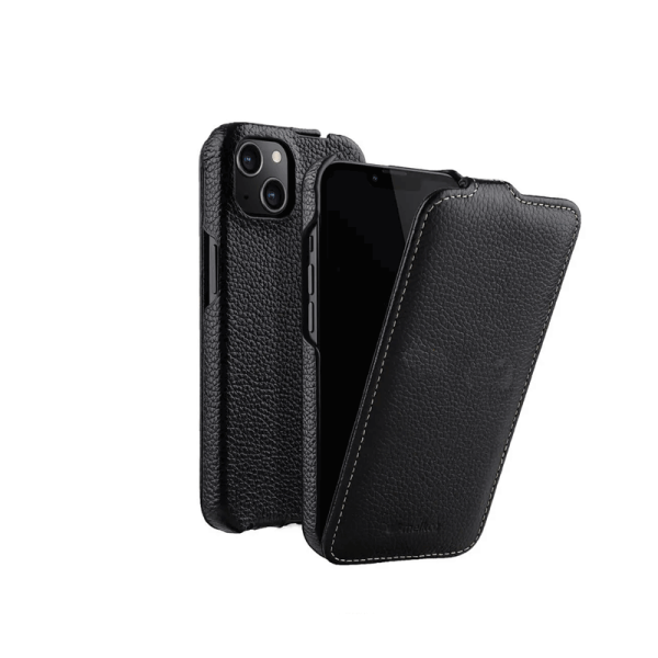 Melkco Jacka Series Premium Leather Case - Apple iPhone 14 Pro Max   Black Sale