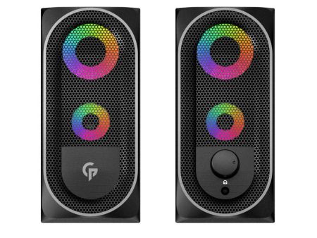 Porodo Gaming Stereo Speakers - Black For Sale