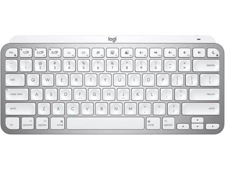 Logitech MX Keys Mini For Mac Wireless Illuminated Keyboard - English – Silver For Sale