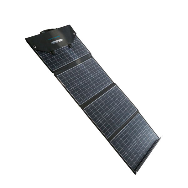 Powerology Universal Folding Solar Panel - 120W   Black Sale