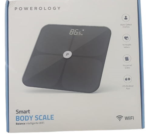 Powerology Smart Body Scale Balance Intelligente WiFi - White Fashion