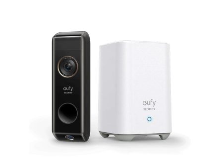 Eufy Video Doorbell Dual Camera 2K with HomeBase - Black Online Sale