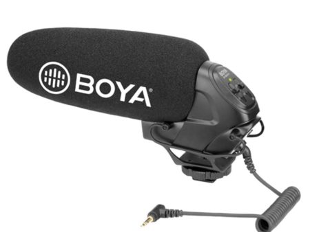 BOYA Super-cardioid Shotgun Microphone - Black Online Hot Sale