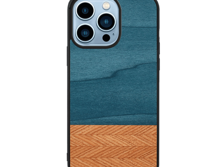 Wooden Cover For iPhone 13 Pro Max - Denim Supply