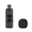 BOYA 2.4Ghz Wireless Microphone with Lightning connector for iOS device( 2TX+1RX) - Black Sale