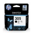 HP 305 Black Ink Cartridge - 120 Pages   Black Color   Ink Cartridge Online now