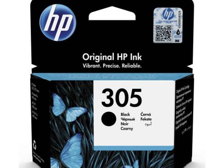 HP 305 Black Ink Cartridge - 120 Pages   Black Color   Ink Cartridge Online now