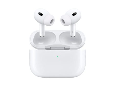 Apple AirPods Pro 2nd generation - USB-C with MagSafe Case   Bluetooth   White Online Hot Sale