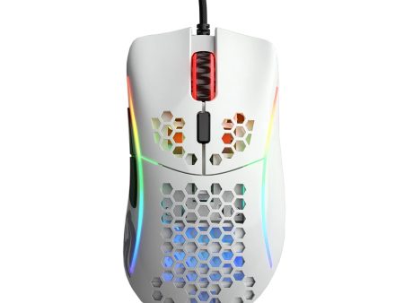 Glorious Model D Minus Gaming Mouse - Glossy White Online now