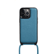 Melkco Stripthing Series Leather Case - Apple iPhone 14 Pro Max   Sky Blue Supply