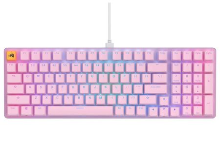 Glorious GMMK2 Full Size 96% Wired RGB Mechanical Gaming Keyboard Pre-Built - Pink Discount