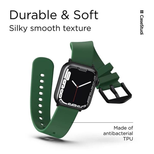 Casestudi USL Strap For Apple Watch Series 7- 41mm - Green Hot on Sale