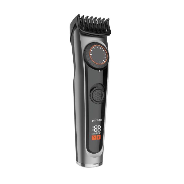 Porodo Lifestyle High-Precision Beard Trimmer With Digital Display - Black Cheap