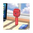 Hoco BK8 Wireless Karaoke Mic - 5W   2000mAh   Red For Discount