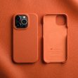 Melkco Back Snap Series Leather Regal Case - Apple iPhone 14 Pro   Orange Discount