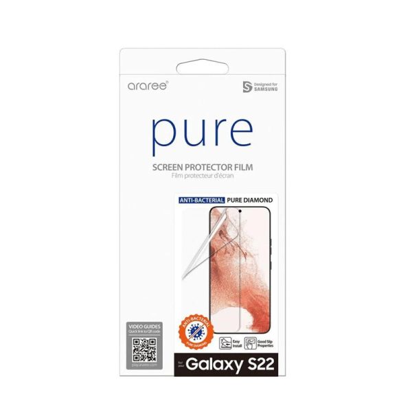 Araree Pure Diamond Screen Protector For Samsung Galaxy S22 – Clear on Sale