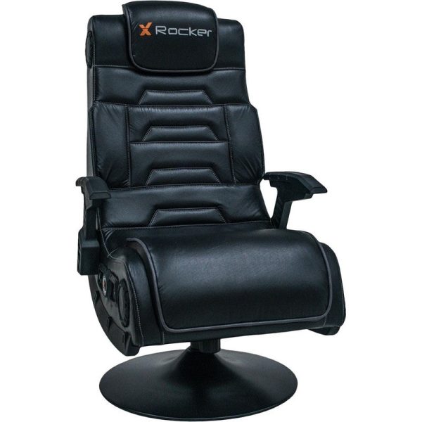 X-Rocker X-Pro 4.1 Pedestal Video Gaming Chair Comfy Folding Game Player For Sale