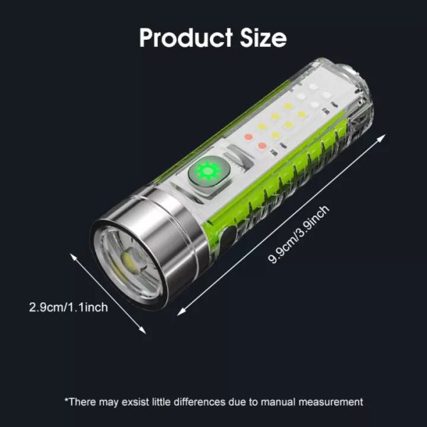 Mini Multifunctional White Laser Flashlight With Strong Light For Cheap