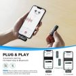 BOYA Smallest 2.4Ghz Wireless Microphone with Lightning connector for iOS device( 2TX+1RX) - Black Online now