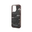 AMG Apple iPhone 14 Pro Max Transparent Double Layer Case Expressive Graphic Design - Black Online Sale