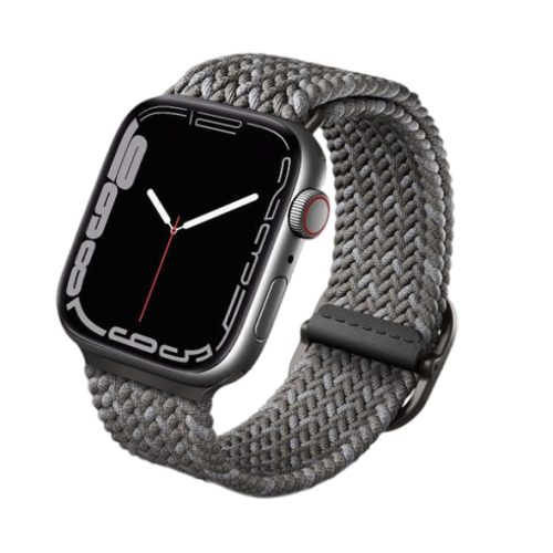 Uniq Aspen Designer Edition Braided Apple Watch Strap 42 44 45mm – Pebble Grey on Sale