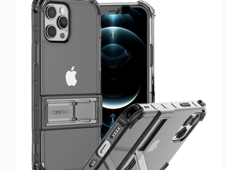 Araree Mach Stand Case For iPhone 12 Pro Max - Black Online Sale