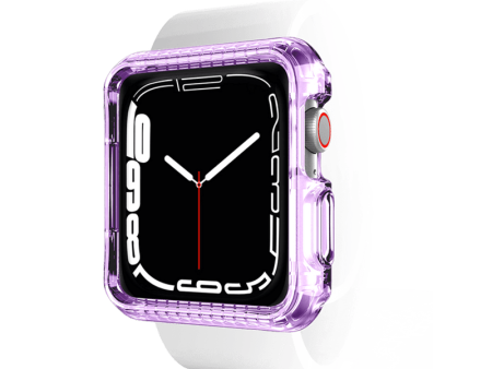 Itskins Spectrum Clear﻿﻿﻿﻿ Case For Apple Watch 7   Se   6   5   4 - 45mm - Light Purple Online Hot Sale