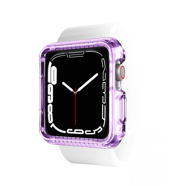 Itskins Spectrum Clear﻿﻿﻿﻿ Case For Apple Watch 7   Se   6   5   4 - 45mm - Light Purple Online Hot Sale