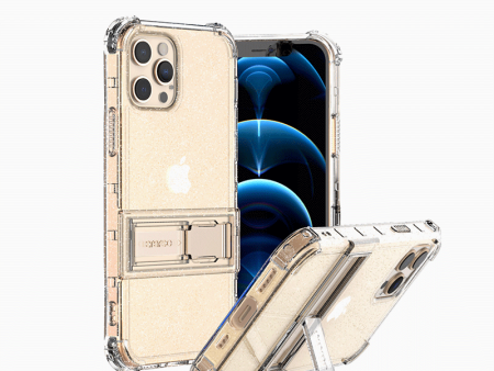 Araree Mach Stand Case For Iphone 12 & 12 Pro - Glitter Clear Online Sale