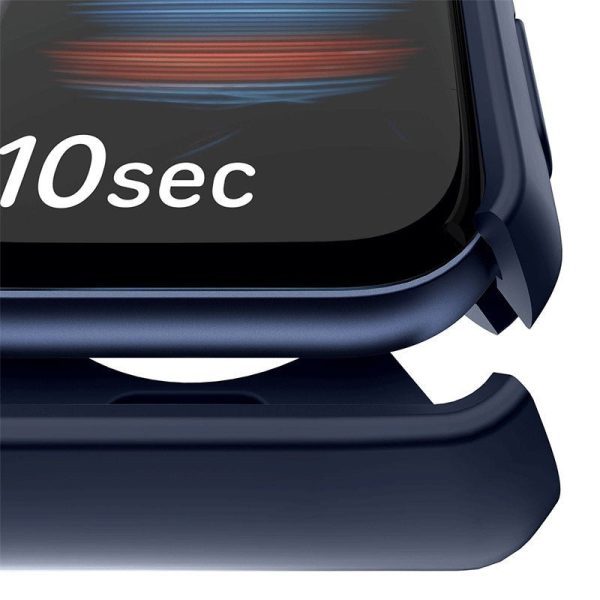 Itskins Spectrum Bumper Case - 44mm   Apple Watch SE   6   5   4   Blue & Black - Pack of 2 Online now