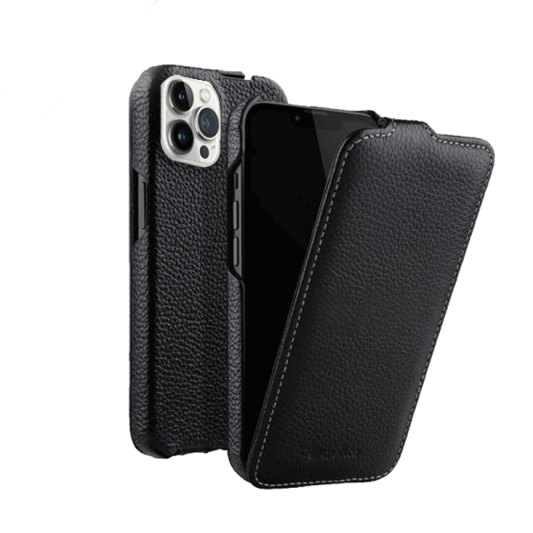 Melkco Jacka Leather Case - Apple iPhone 13 Pro   Black Online Hot Sale