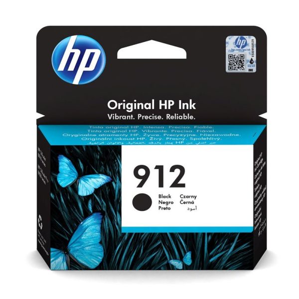 HP 912 Black Original Ink Cartridge - 300 Pages   Black Color   Ink Cartridge Online now