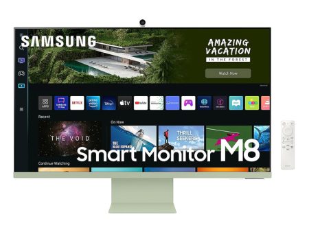 Samsung LS32BM80GUMXUE M8 Smart Monitor - 32.0  VA 4K UHD   4ms   USB-C   Micro-HDMI   Wi-Fi   Bluetooth   Green - Monitor Online now