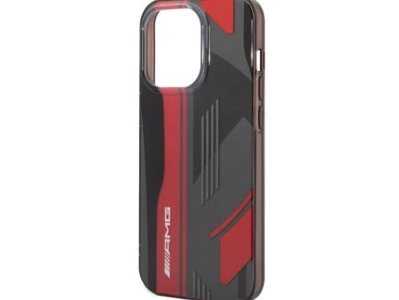 AMG Apple iPhone 14 Pro Transparent Double Layer Case Expressive Graphic Design - Black Red on Sale