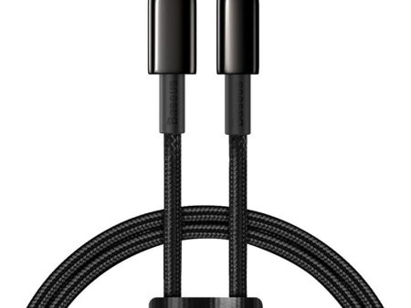 Baseus Tungsten Gold Charging Cable - USB-C   Lightning   20W   2 Meter   Black Supply