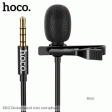 Hoco DI02 Mini Microphone - 2 Meter   3.5mm   Black Online now