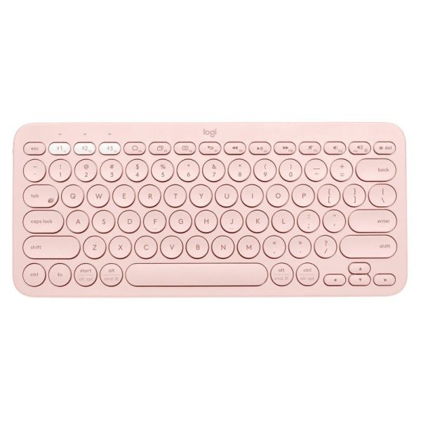 Logitech K380 Multi-Device Bluetooth Keyboard - Rose Discount