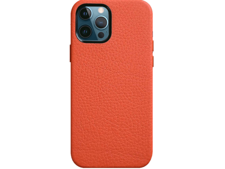 Melkco Paris Premium Leather Case - Apple iPhone 12 12 Pro   Orange Supply