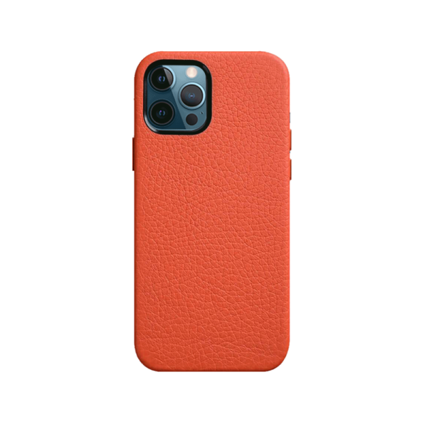 Melkco Paris Premium Leather Case - Apple iPhone 12 12 Pro   Orange Supply