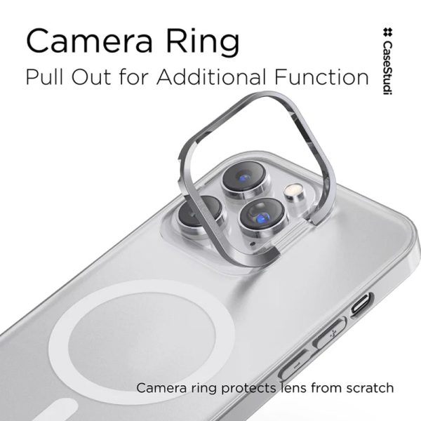 Casestudi Ring+ MagSafe Case - Apple iPhone 14 Pro   Clear Online now