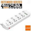 Ldnio 2500W Power Extension With 4 USB-A Ports & 4 Power Sockets Sc4408 Online Hot Sale