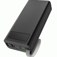 Aspor A306 Power Bank - 30000mAh   20W   Micro USB   Type-C   Lightning   Black Sale