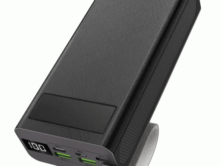 Aspor A306 Power Bank - 30000mAh   20W   Micro USB   Type-C   Lightning   Black Sale