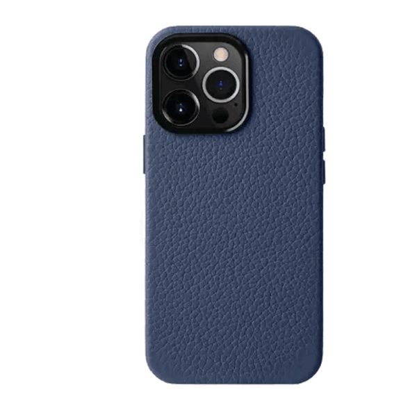 Melkco Origin Paris Magsafe Leather Case - Apple iPhone 14 Pro Max   Dark Blue Online Sale