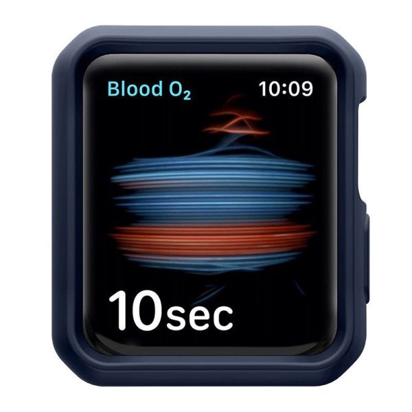 Itskins Spectrum Bumper Case - 44mm   Apple Watch SE   6   5   4   Blue & Black - Pack of 2 Online now