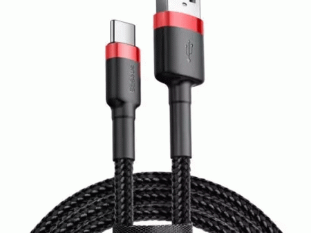 Baseus Cafule Type-C Charging Cable - 2 Meter   2A   Black Sale