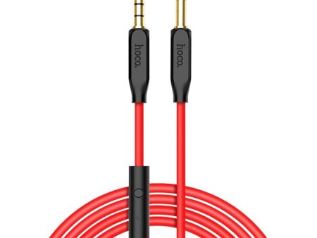 Hoco Cable 3.5mm to 3.5mm UPA12 audio AUX TPE braid with microphone Hot on Sale