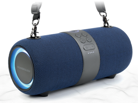 Powerology Cypher Portable Stereo Speaker – Bluetooth   3-inch   Dark Blue Sale