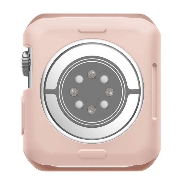 Itskins Spectrum Bumper Case - 44mm   Apple Watch SE   6   5   4   Light Pink & Black - Pack of 2 For Sale